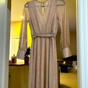 Abigail Sparkle Gown- Champagne